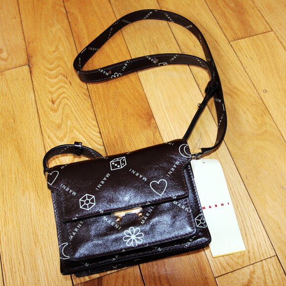 BNWT AW22 MARNI LOGO PRINTED TRUNK BAG - Picture 2 of 6